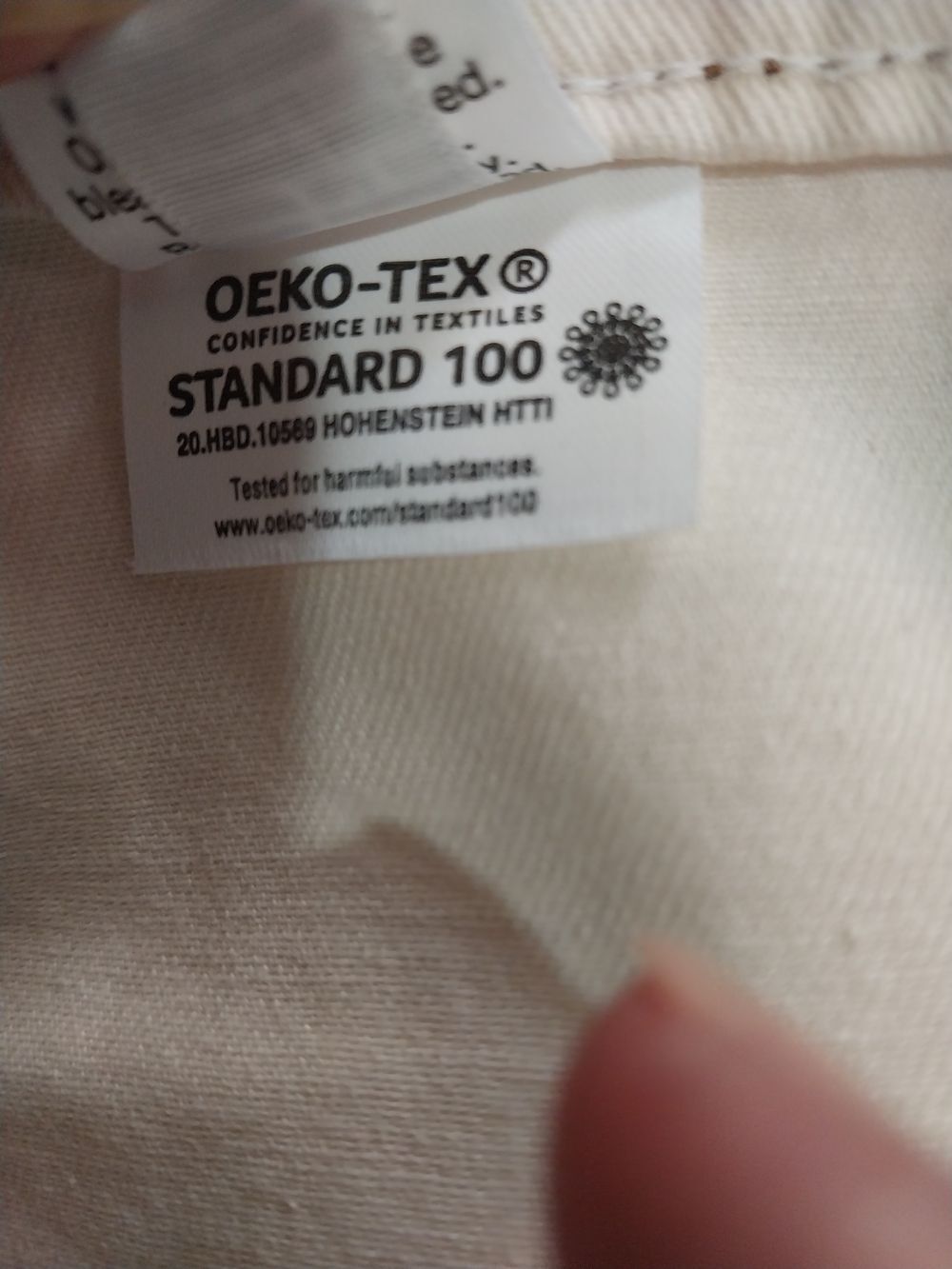 SO High-Rise Cargo Jeans in Cream with Contrast Stitching SIZE M - Picture 16 of 16
